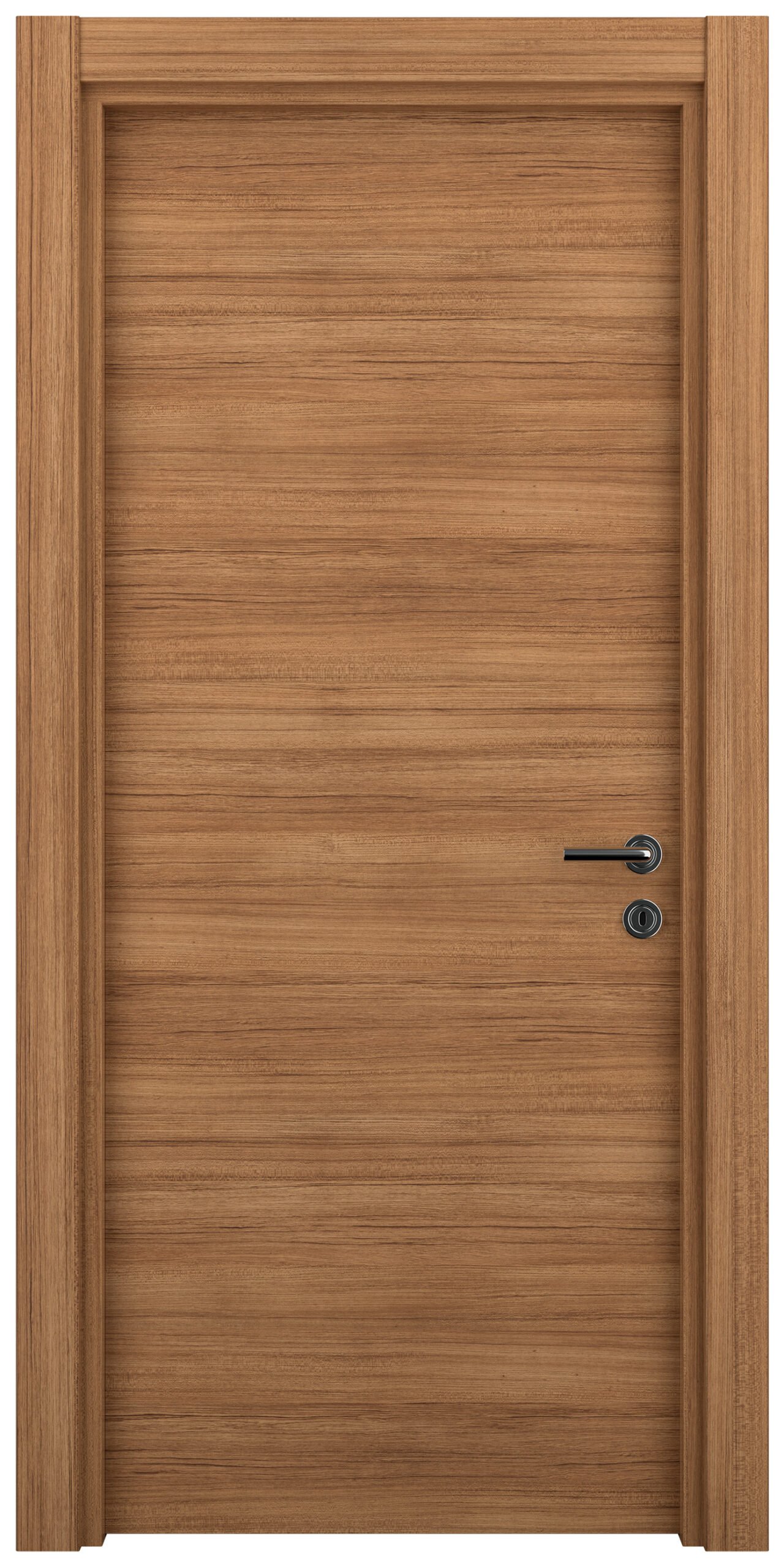 Teak Rengi model EI30 yangına dayanıklı otel oda kapısı – Alvera Interiors